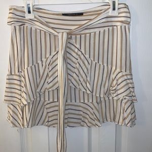 Pinstripe summer skirt